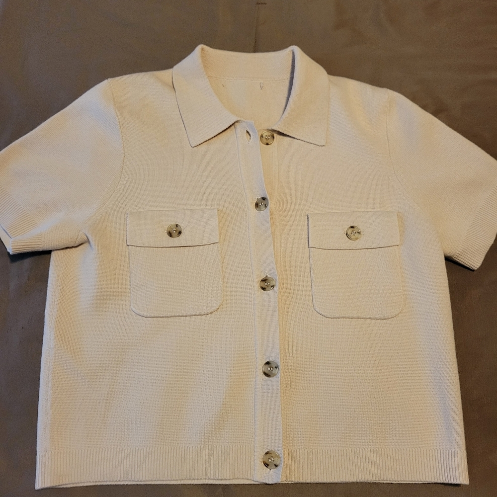 J. Crew Short-Sleeve Cardigan